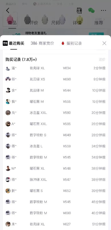 明晚20点 伯希和买三免一赵露思同款 岩壳硬壳冲锋衣购物金到手453 得物634秒卖货号12410-1048官旗 前100名三免一