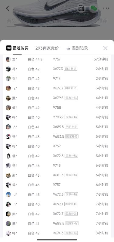 20:30成立 耐克迈柔PLUS白色 货号HV8150-109 积分券到手611 得物757